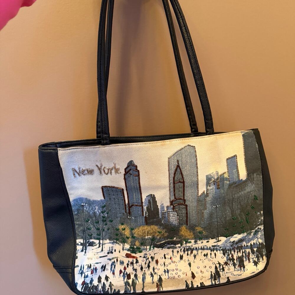 Vintage Y2K New York City Medium Tote Shoulder Bag